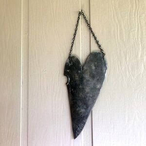 Metal Heart With Chain Original Art